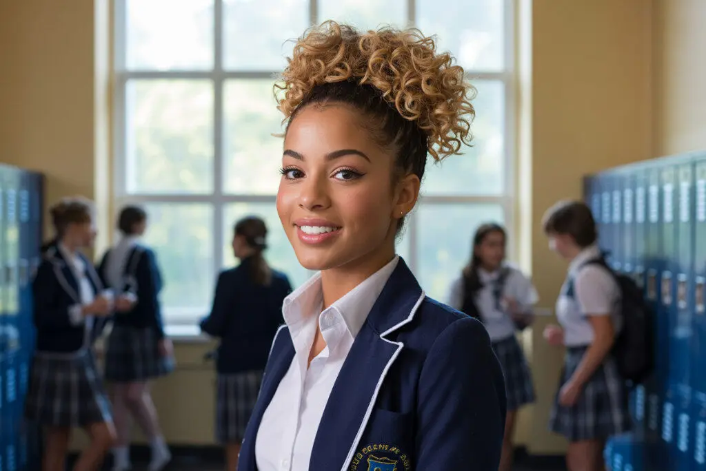 22 School-Ready Hairstyles for Naturally Curly Hair: Quick & Cute Looks